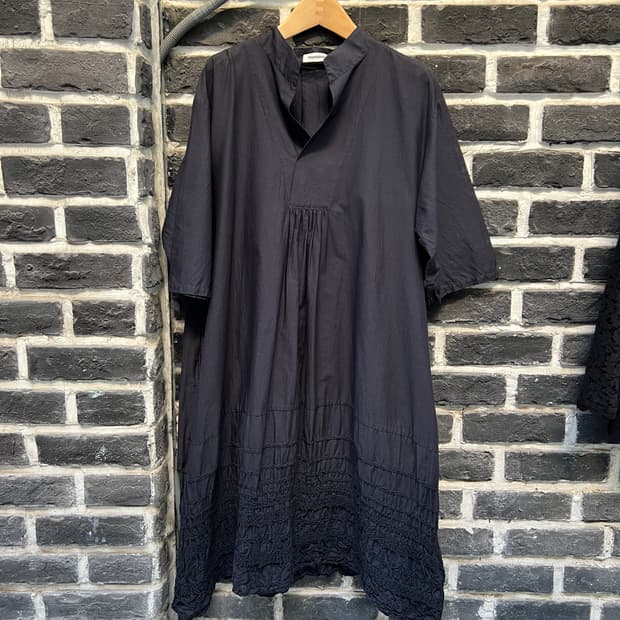 플랜테이션 by 이세이미야케 레이스 셔링 원피스