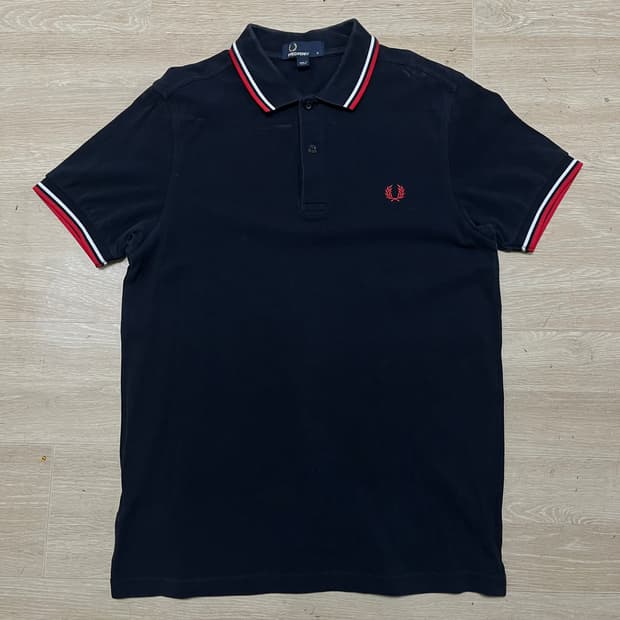 프레드페리 트윈 팁 반팔 카라티 S/90