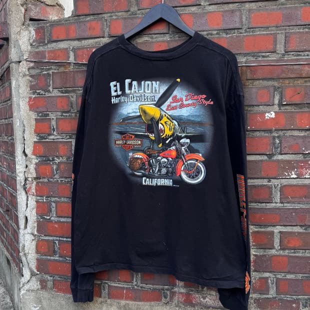 할리데이비슨 엘카혼 그래픽 롱슬리브