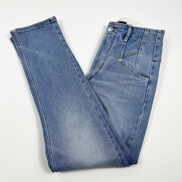 27 이자벨마랑 여성 레귤러 데님팬츠 연청