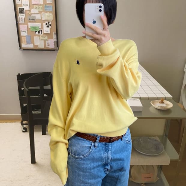 폴로랄프로렌 브이넥 니트 (Man XL) AA0973