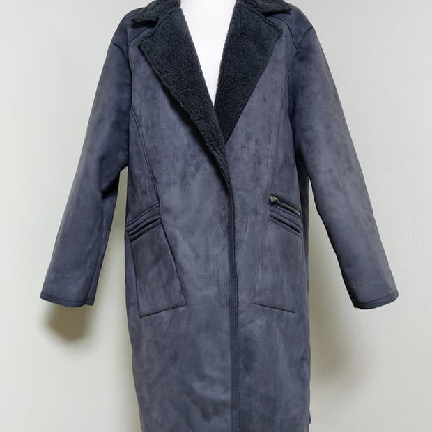 Sweet Soup 스웨이드 롱 코트 95(77사이즈)새상품

