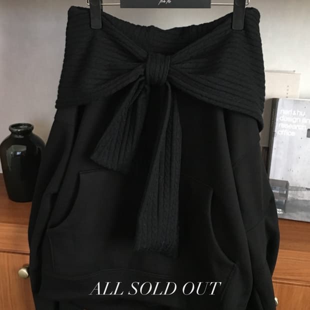 더티스 리본후드 블랙 팔아요