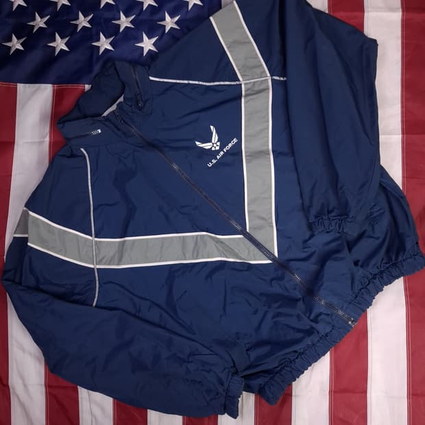 오리지날 미공군 ipfu 트레이닝 자켓