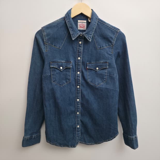 [S] 리바이스 웨스턴 데님 셔츠
