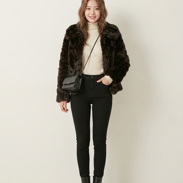 서울컬렉션(SEOUL COLLECTION) 리얼 폭스퍼 자켓