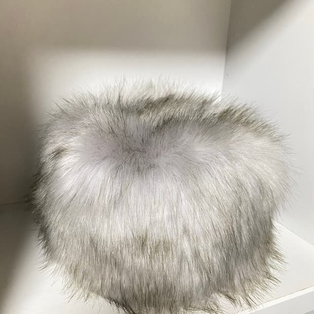 퍼 모자 fur y2k 갸루 