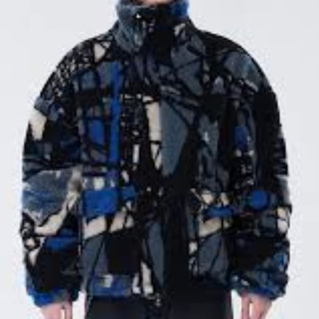 그래피디온마인드 누빔 후리스 집업자켓 남자105