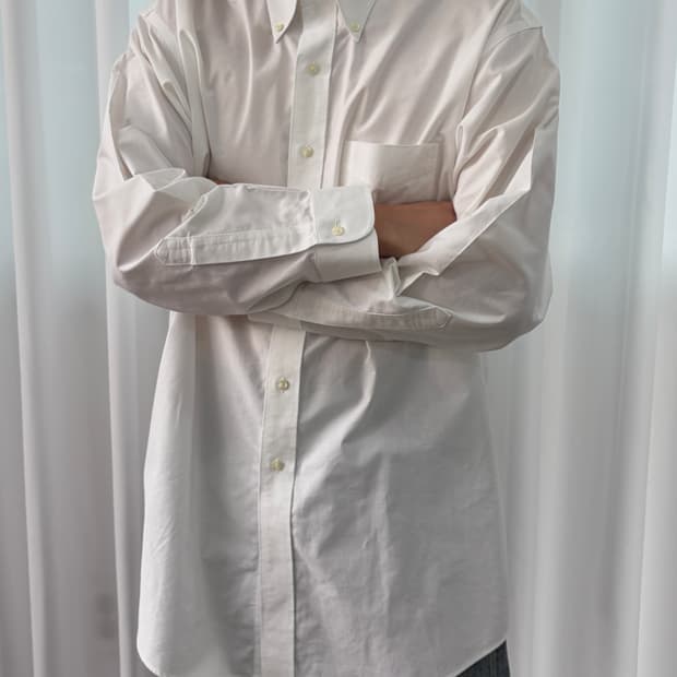 [XL]브룩스브라더스 클래식 화이트 셔츠