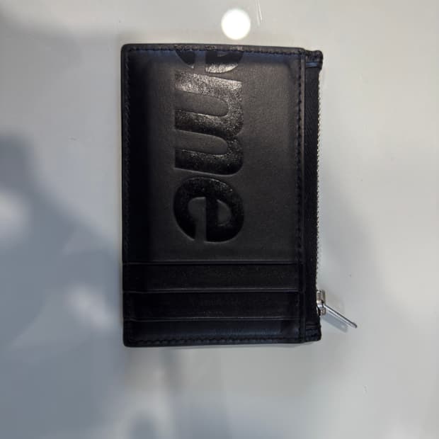슈프림 레더 카드지갑
