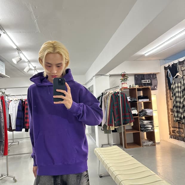 빔즈 BEAMS Fade Loose Hoodie