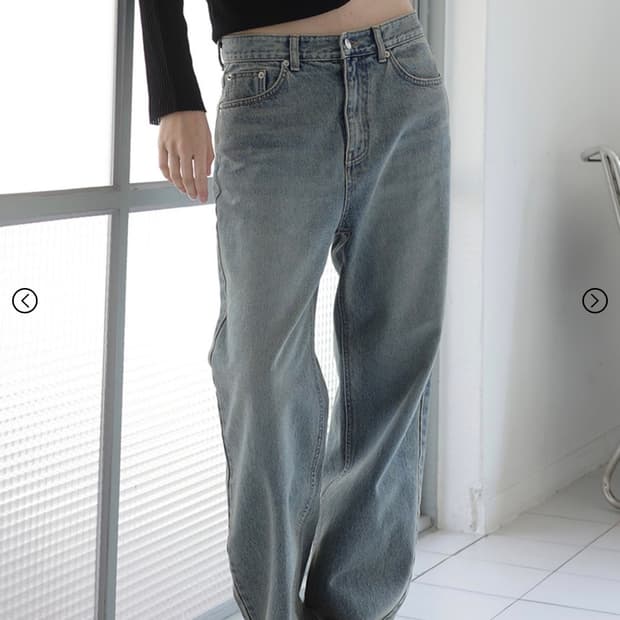 휘 hwi ROUGH DENIM(ETHER BLUE)