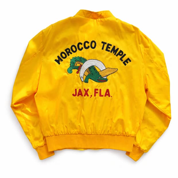 70's 체인 스티치 빈티지 나일론 자켓 L