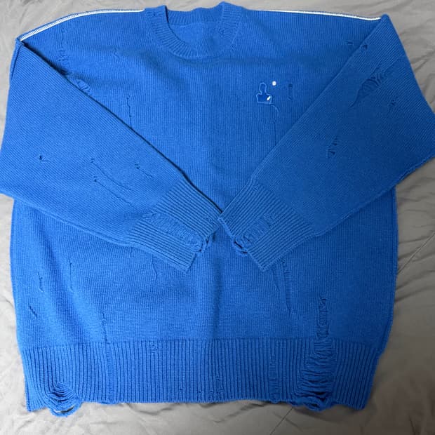 아더에러 아르곤 니트 블루 A1