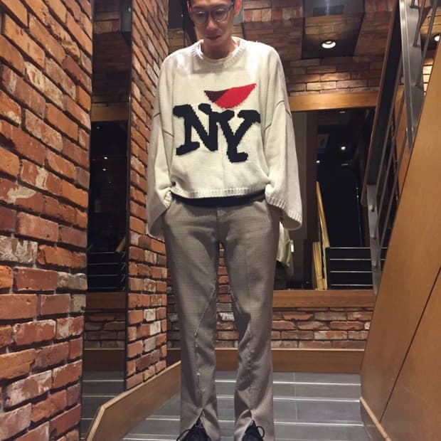 올드파크 슬릿 슬랙스