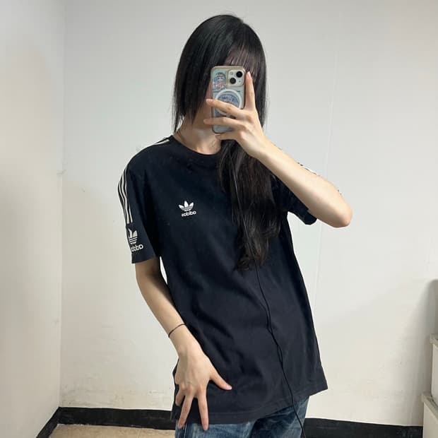 Adidas Black Lock Up T-Shirt