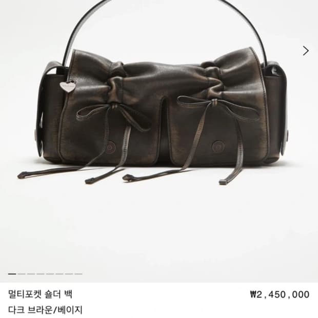 아크네스튜디오 멀티포켓 숄더 백