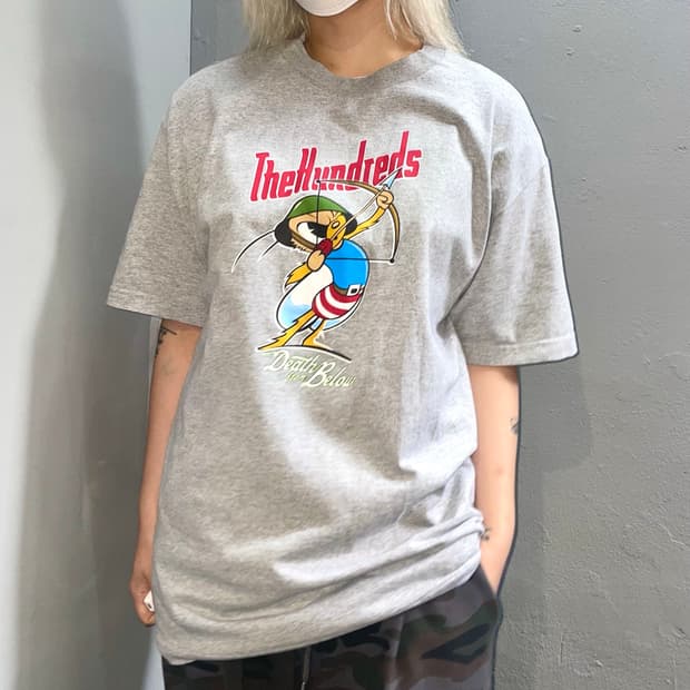 THE HUNDREDS 카툰 반팔 티셔츠