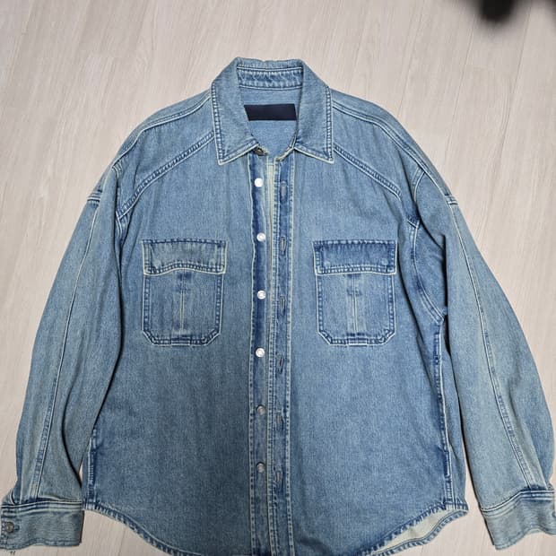 준지 20FW 블루 데님 셔츠 48