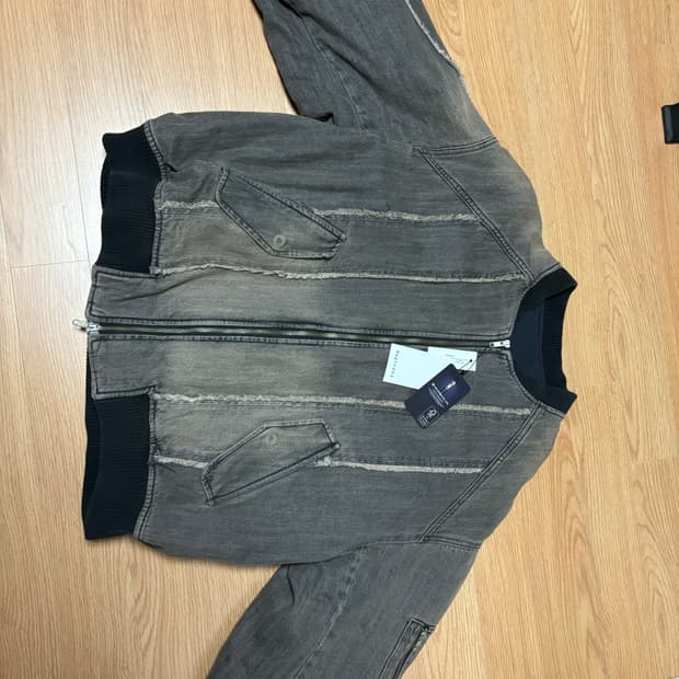 비긴202 Cut Off Vintage Denim Ma-1