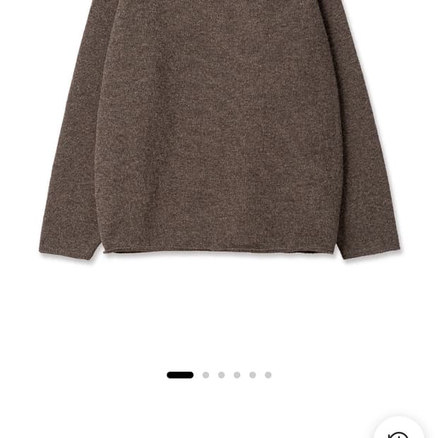 sew 셔틀랜드 울 빈티지 롤 넥 니트 (얼스) 2사이즈