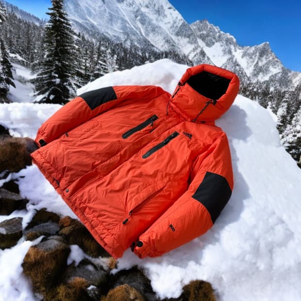 아디다스 대장급 오렌지 800필 구스다운 XL