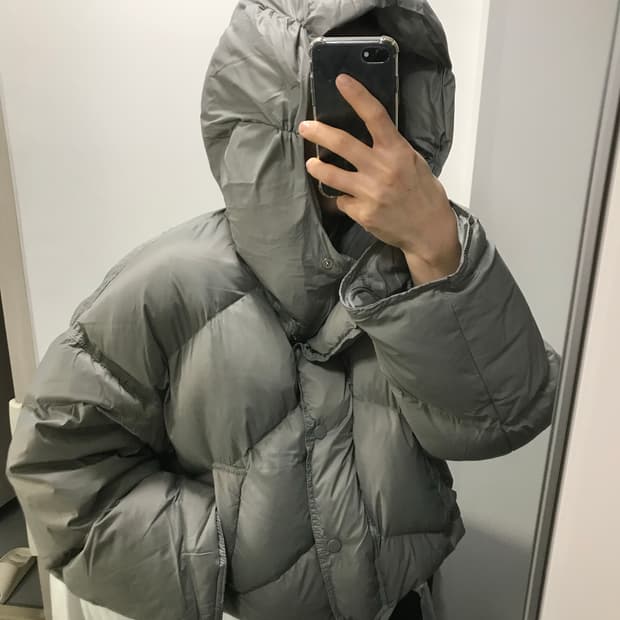 빈티지 다운 패딩