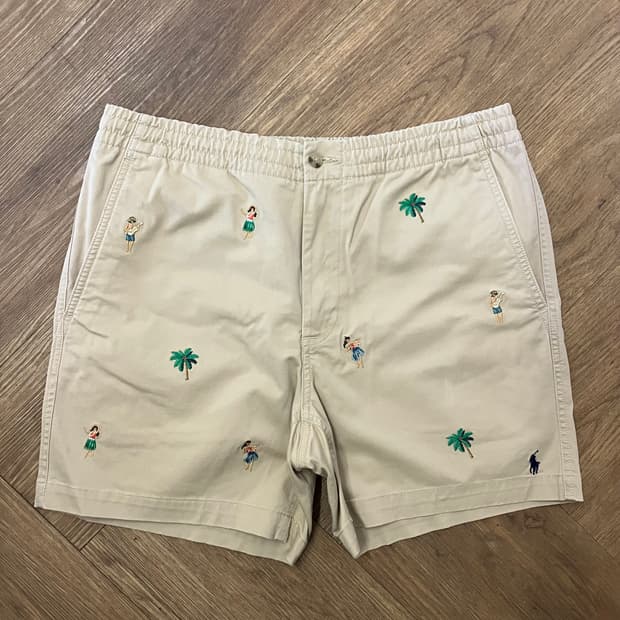 N309 폴로 프렙스터 알로하 쇼츠 반바지