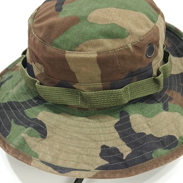 USA Made 빈티지 카모 부니햇 P1276
