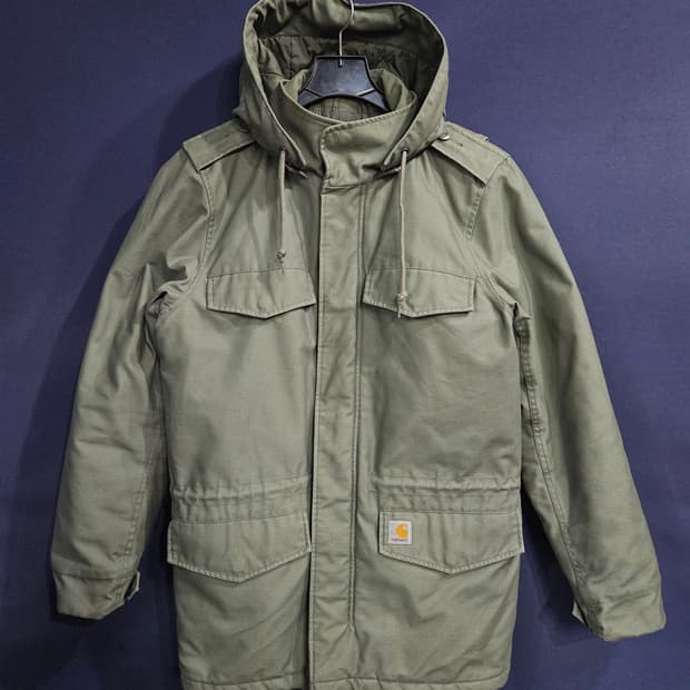 칼하트 카키컬러 남성 95 야상점퍼 자켓 