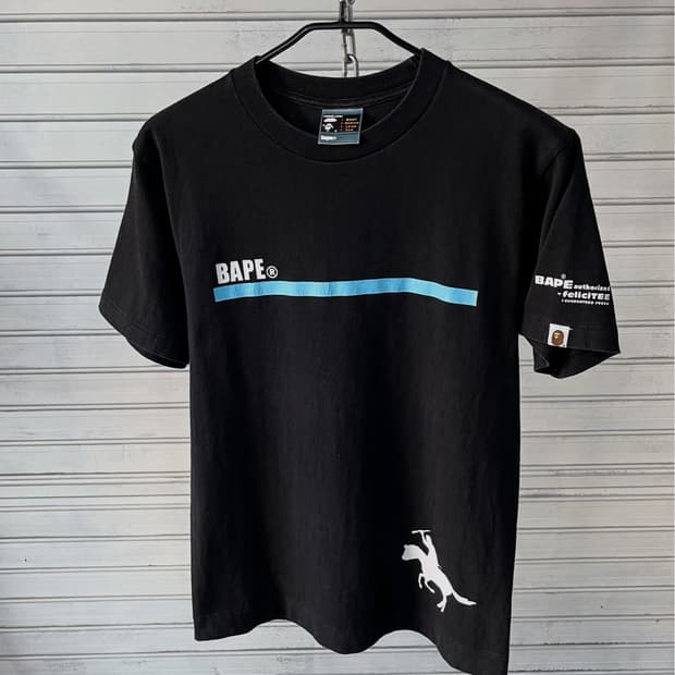 Early 00s A BATHING APE pony tee
