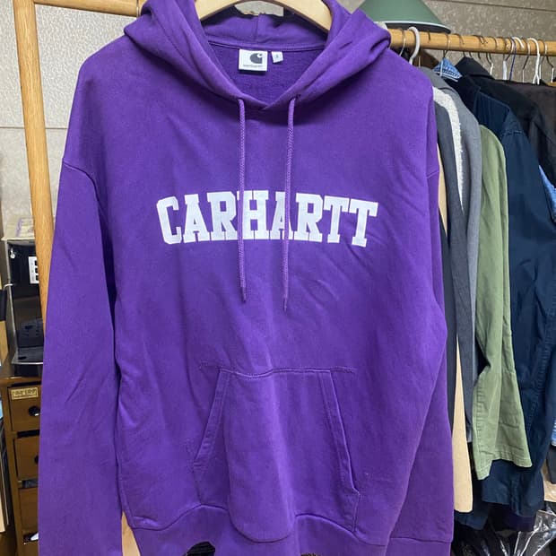 칼하트 퍼플 후드티 
