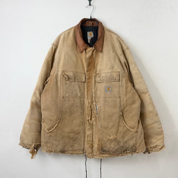 빈티지 쓰래쉬드 칼하트 Arctic 초어 자켓