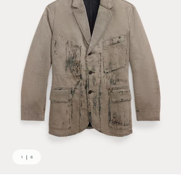 rrl 리페어 블레이저 m