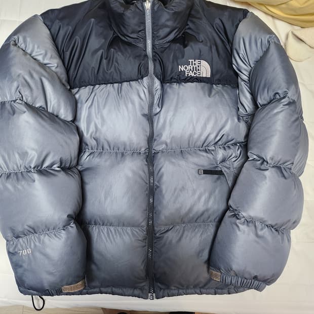 (105) 노스페이스 1996 눕시 700 패딩 그레이 회검