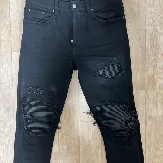 아미리 Mx-1 레더덧댐 블랙진 초판