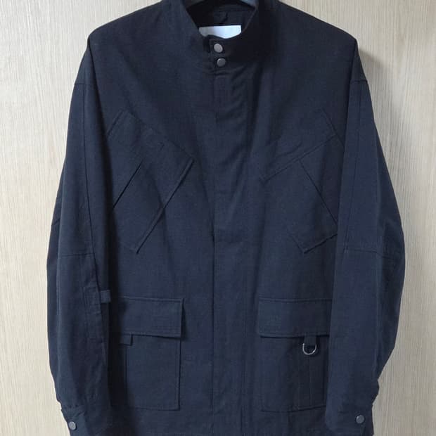 (착샷) 리버클래시 립스탑 모즈 자켓 블랙