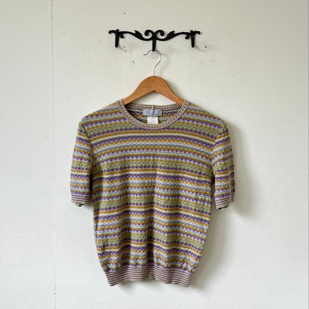 Missoni 컬러 블록 스웨터 탑