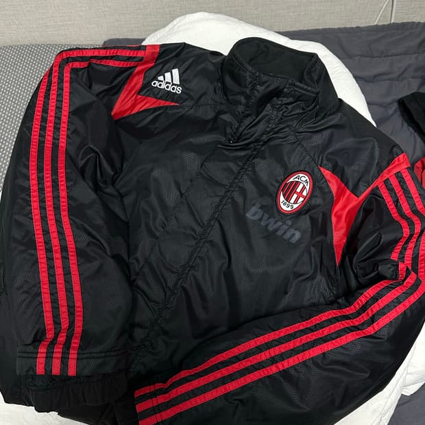 AC밀란 아디다스 미드필더 자켓 돕바 패딩 XL