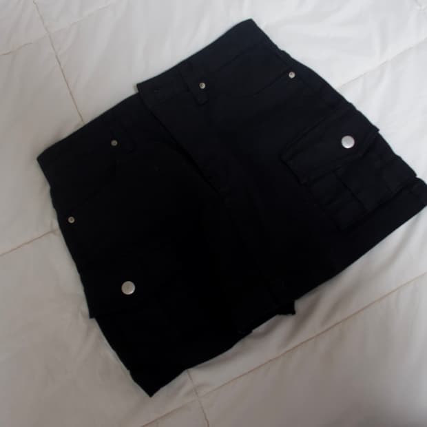 애즈온 카고 스커트 