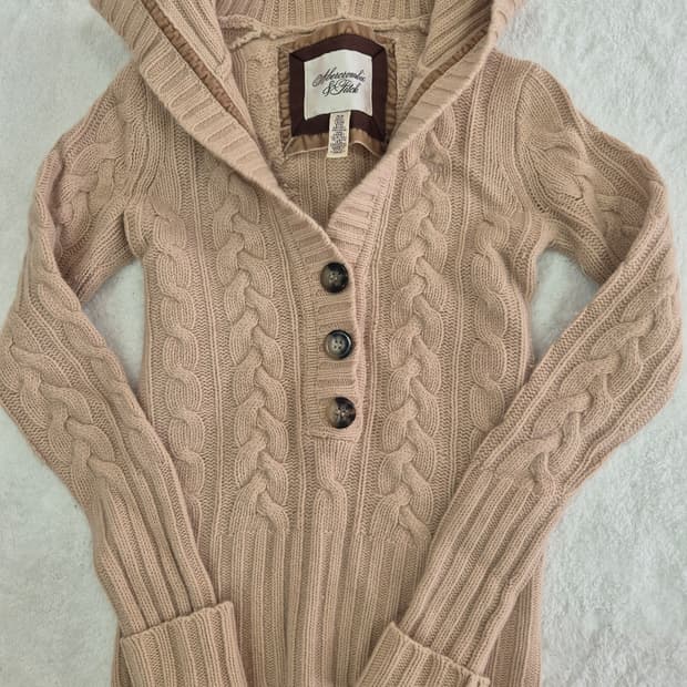 아베크롬비 꽈베기 후드니트