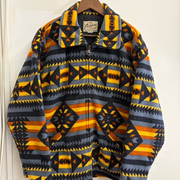N212. 90년대 리바이스 나바호패턴 플리스 후리스 자켓