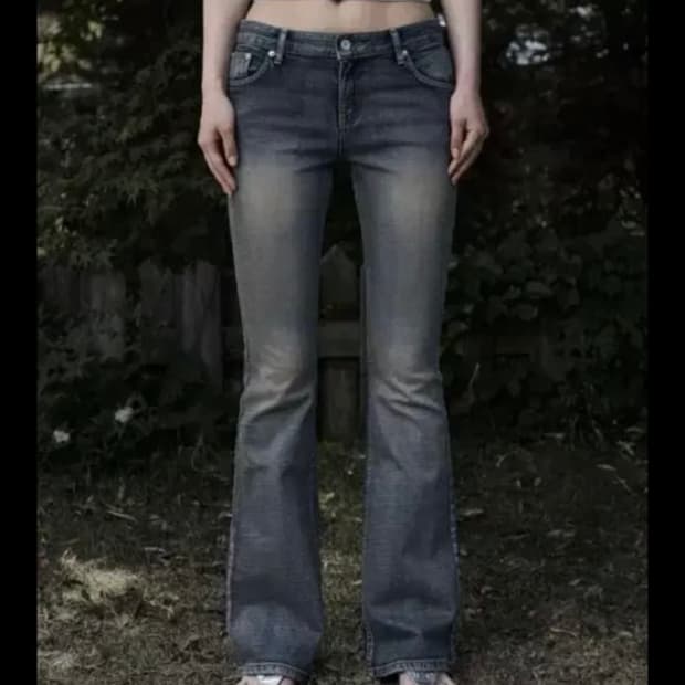 보헤미안서울 부츠컷 블루 L