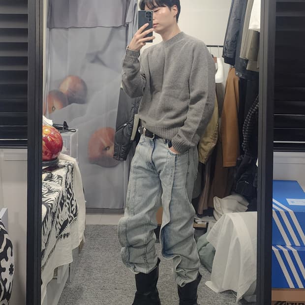 와이프로젝트 바나나 데님 아이스블루 30