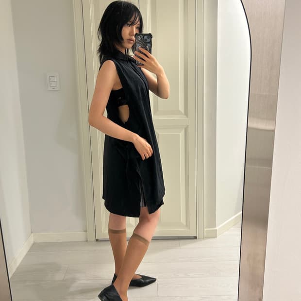Sleeveless Shirt Dress / 빈티지 원피스