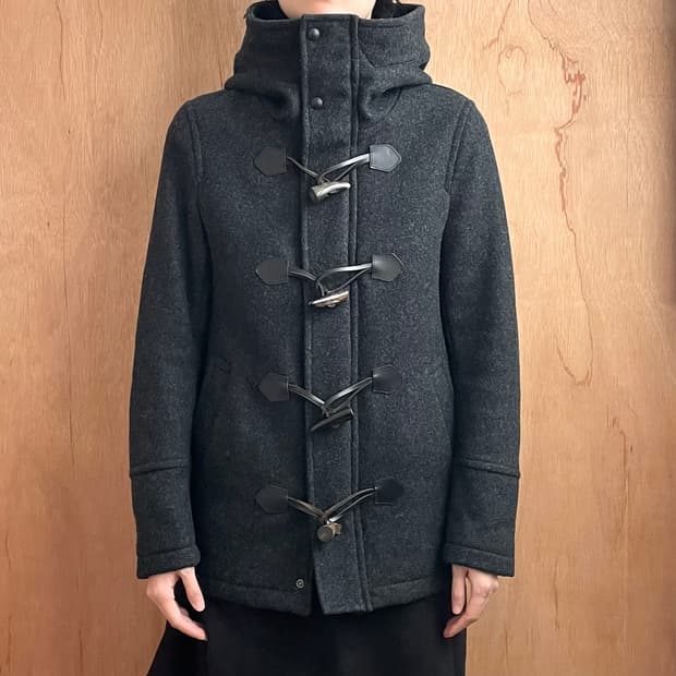 립반윙클 하이넥 더플 코트