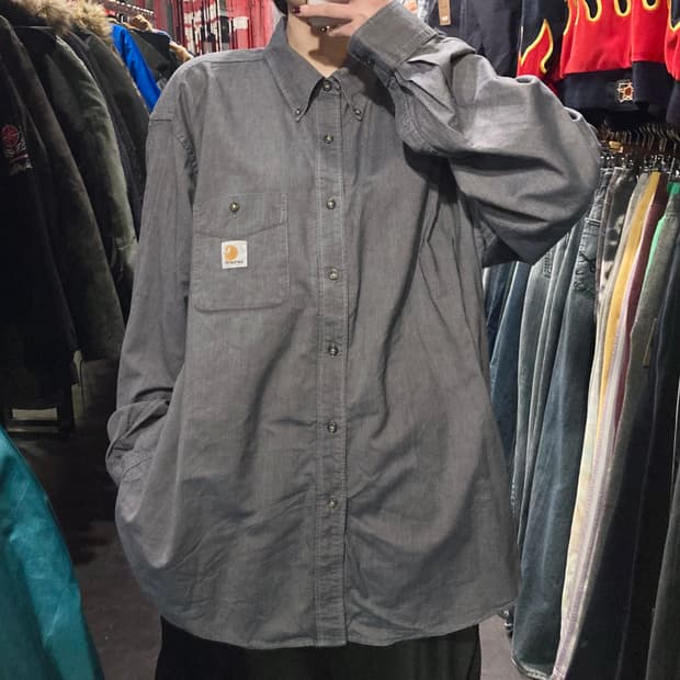[IM] 칼하트 쿨그레이 긴팔셔츠