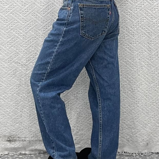 리바이스 550 빈티지 캐주얼 테이퍼드 데님팬츠 34인치 C11084