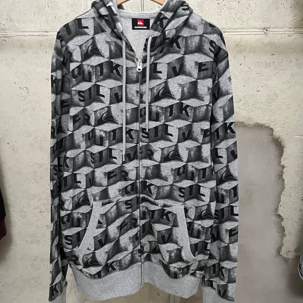 QUIK SILVER HOOD ZIP-UP (M)