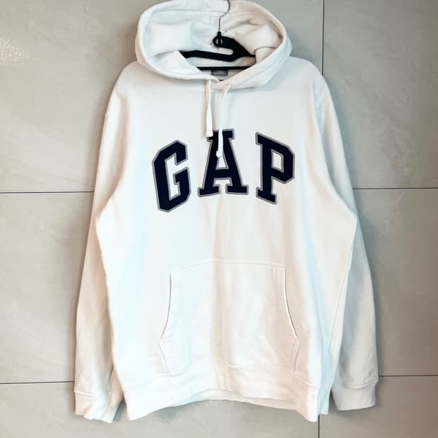 갭 GAP 화이트 후드티 (M) 
